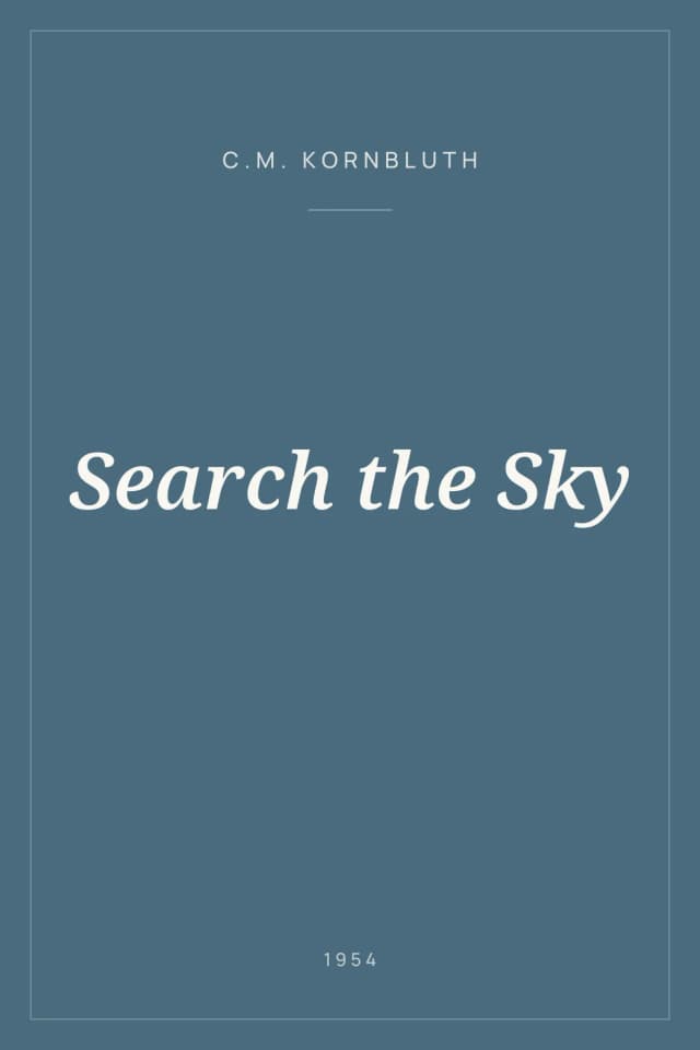 Portada de Search the Sky