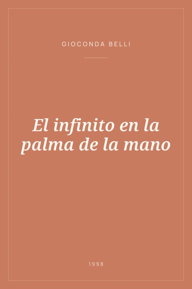 Portada de El infinito en la palma de la mano