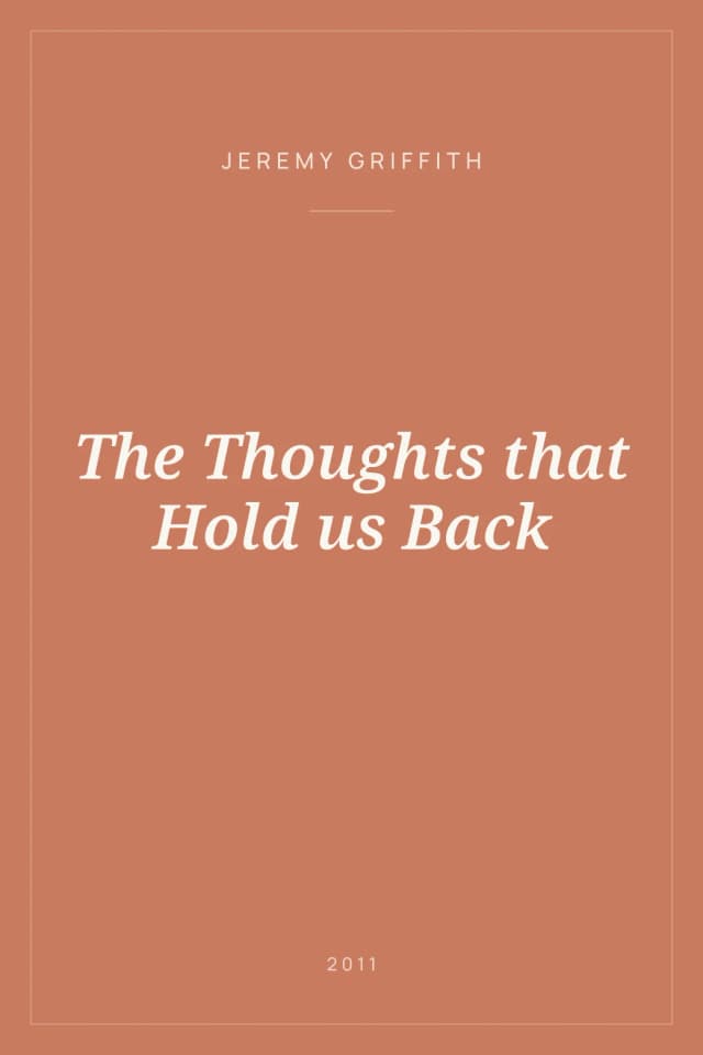 Portada de The Thoughts that Hold us Back