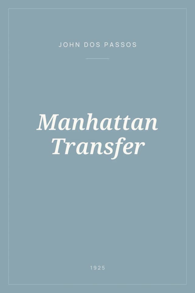 Portada de Manhattan Transfer