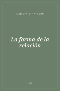 Portada de La forma de la relación