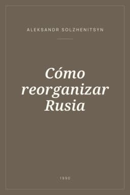 Portada de Cómo reorganizar Rusia