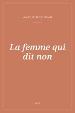 Portada de La femme qui dit non
