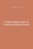 Portada de Critical Approaches to Communication Theory