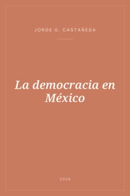 Portada de La democracia en México
