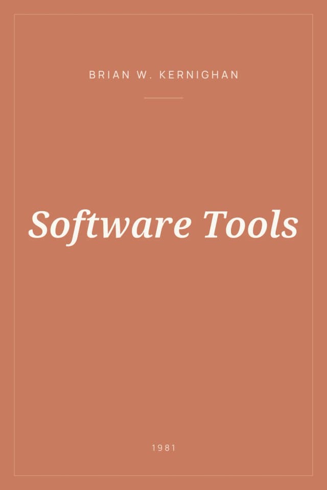 Portada de Software Tools
