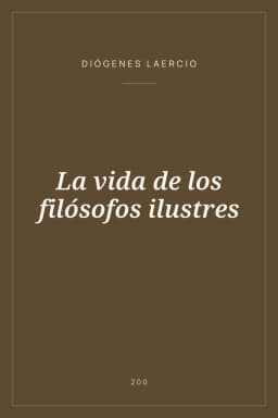 Portada de La vida de los filósofos ilustres