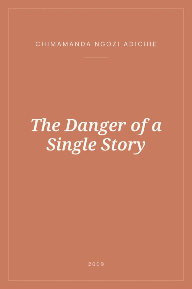 Portada de The Danger of a Single Story