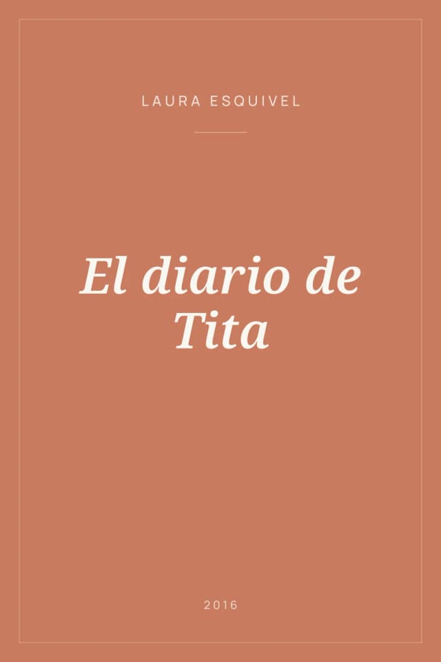 Portada de El diario de Tita