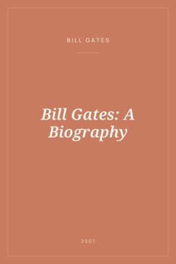 Portada de Bill Gates: A Biography