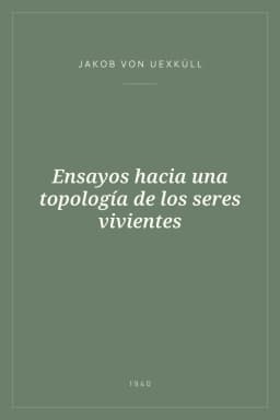Portada de Ensayos hacia una topología de los seres vivientes