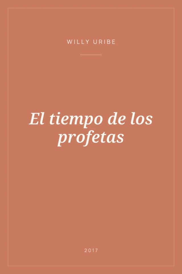 Portada de El tiempo de los profetas