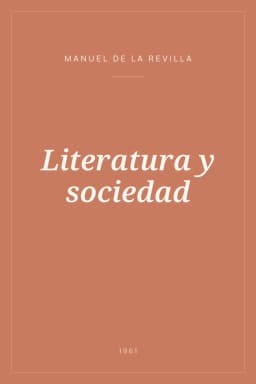 Portada de Literatura y sociedad