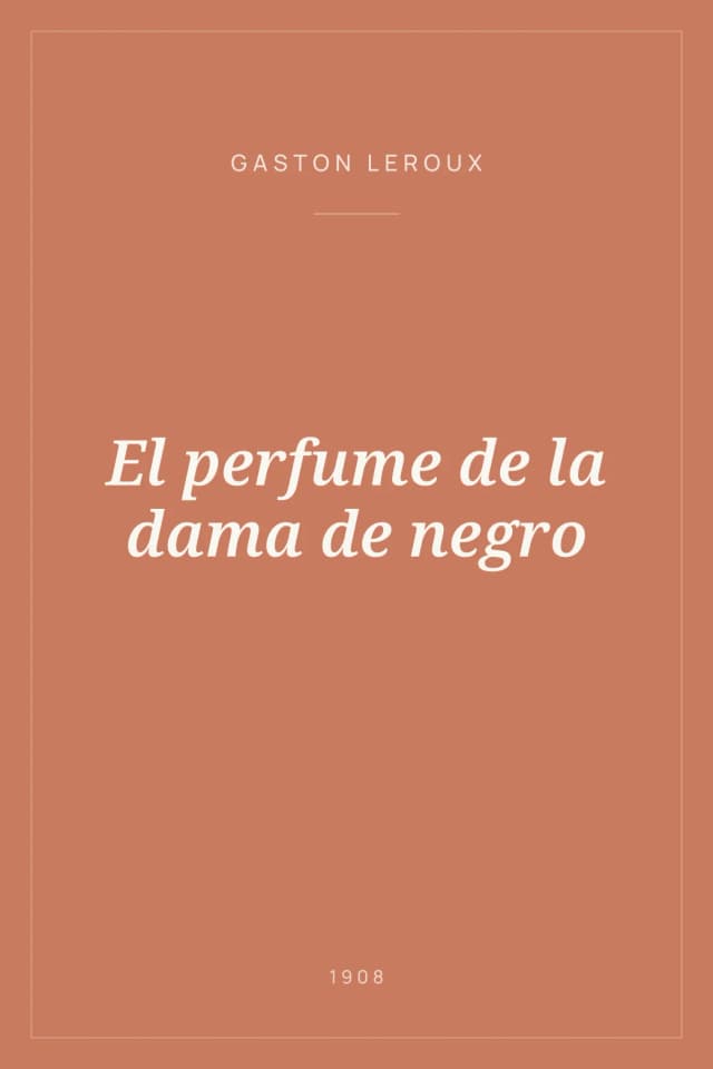 Portada de El perfume de la dama de negro