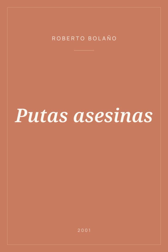Portada de Putas asesinas