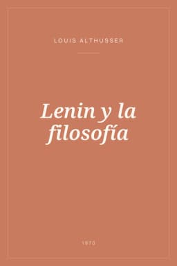 Portada de Lenin y la filosofía