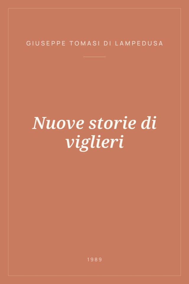 Portada de Nuove storie di viglieri