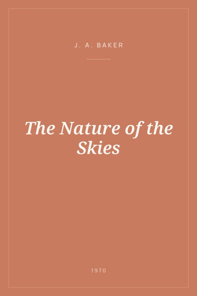 Portada de The Nature of the Skies