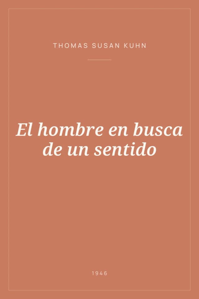 Portada de El hombre en busca de un sentido