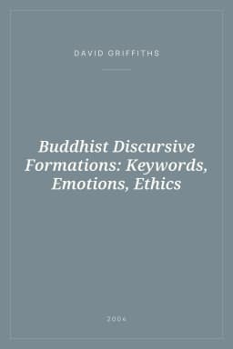Portada de Buddhist Discursive Formations: Keywords, Emotions, Ethics