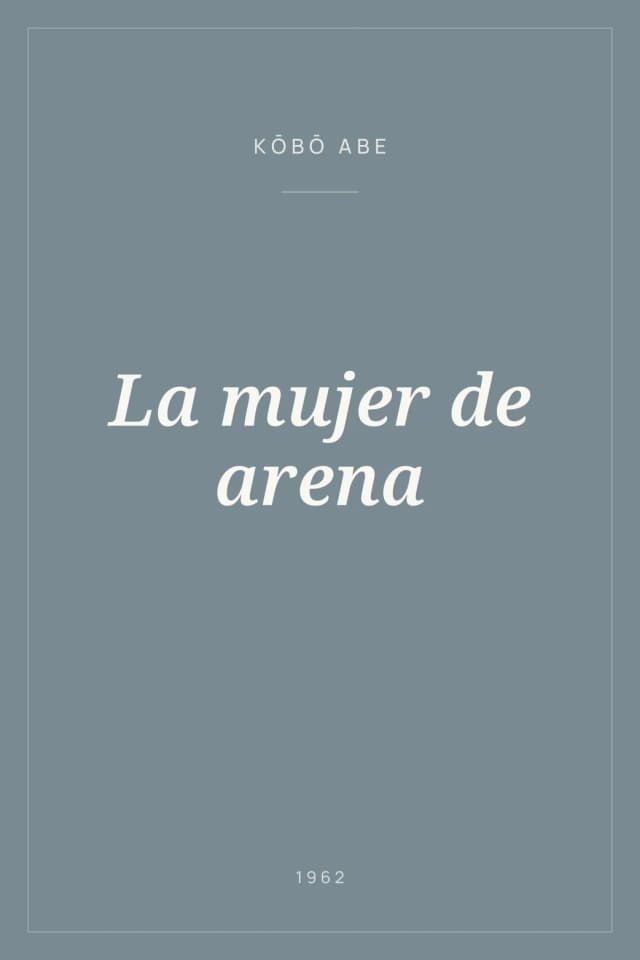 Portada de La mujer de arena