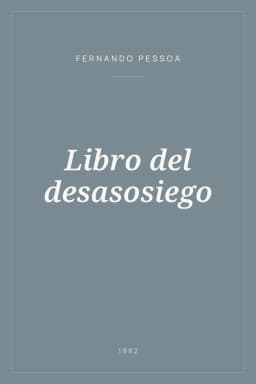 Portada de Libro del desasosiego