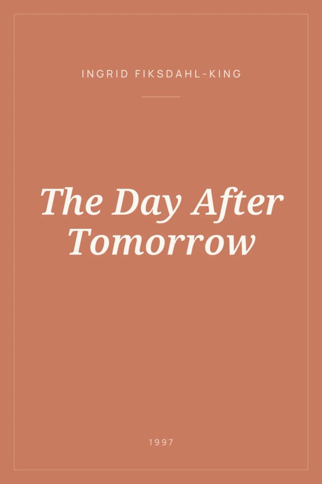 Portada de The Day After Tomorrow