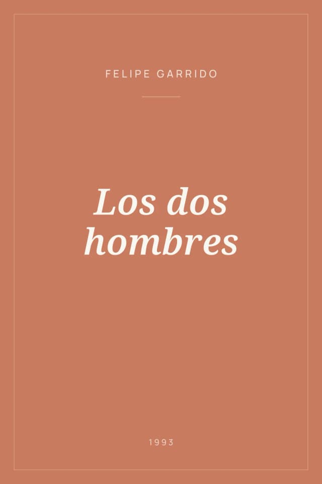 Portada de Los dos hombres