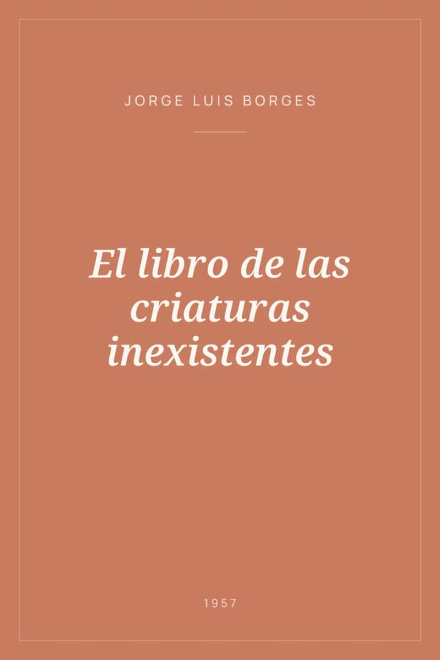 Portada de El libro de las criaturas inexistentes