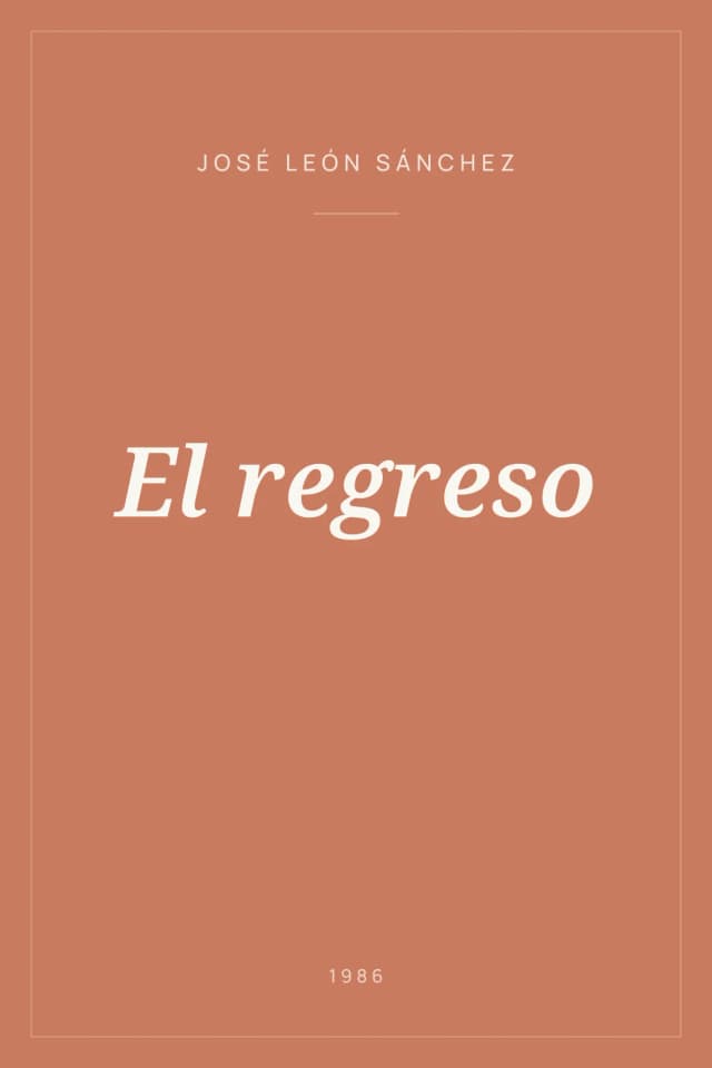 Portada de El regreso