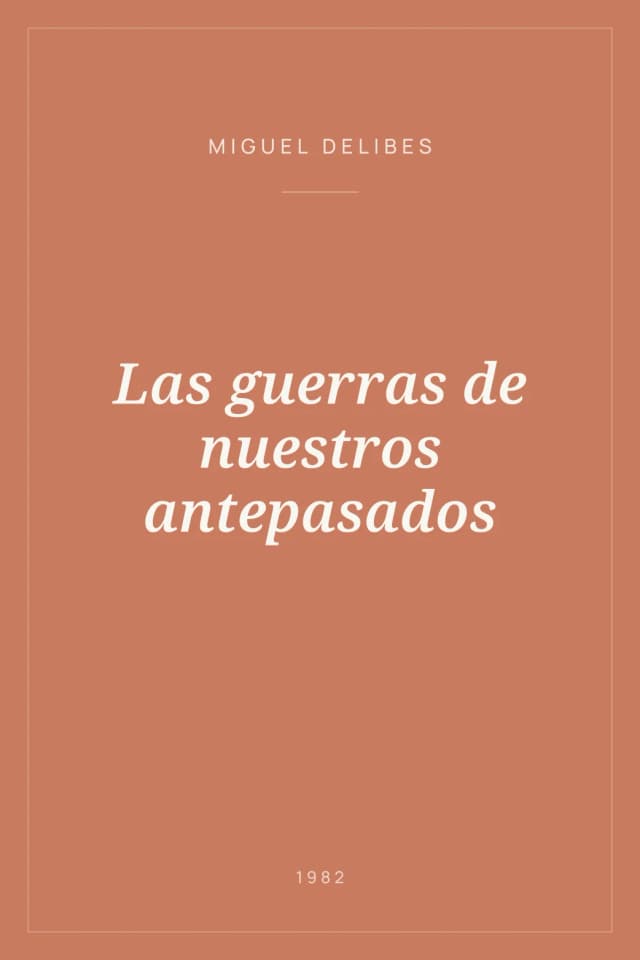 Portada de Las guerras de nuestros antepasados