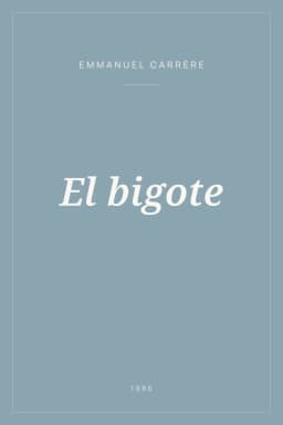 Portada de El bigote