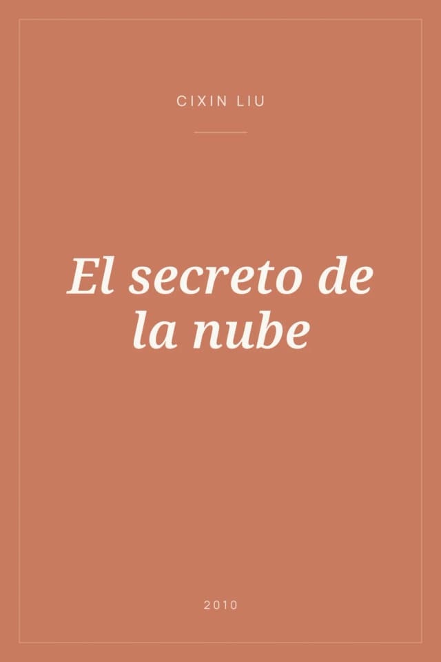 Portada de El secreto de la nube