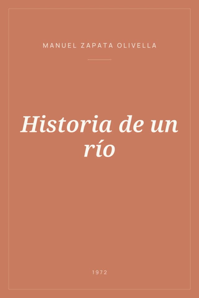 Portada de Historia de un río