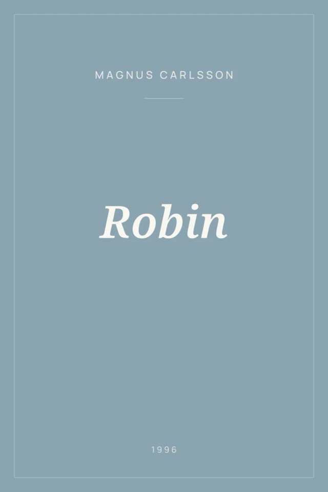Portada de Robin