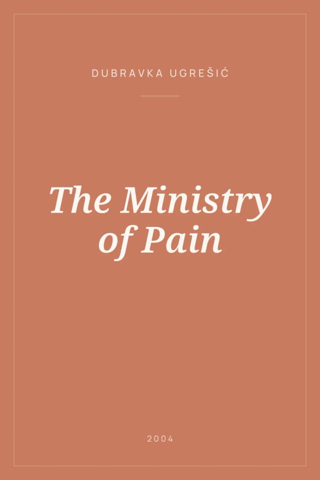Portada de The Ministry of Pain