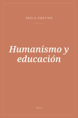 Portada de Humanismo y educación