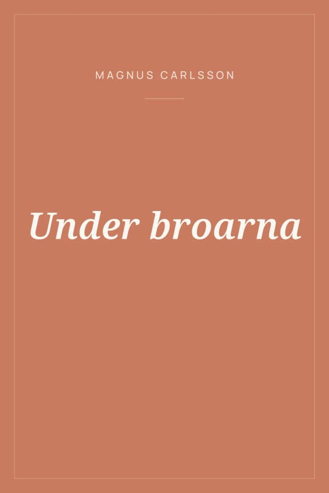 Portada de Under broarna