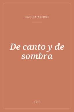 Portada de De canto y de sombra