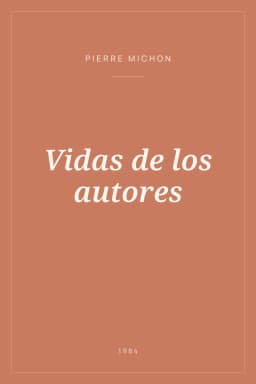 Portada de Vidas de los autores