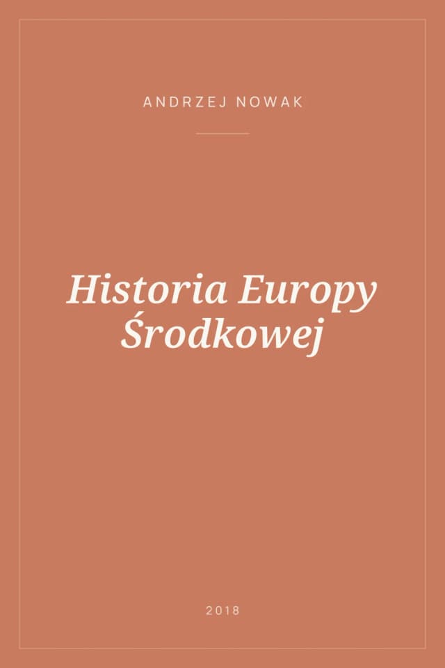 Portada de Historia Europy Środkowej