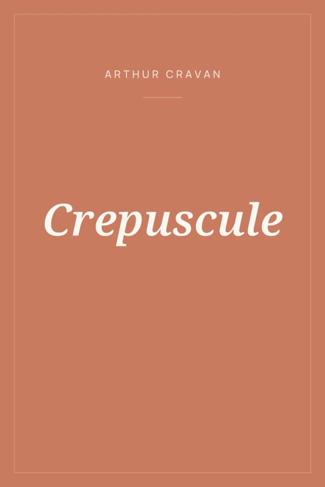 Portada de Crepuscule