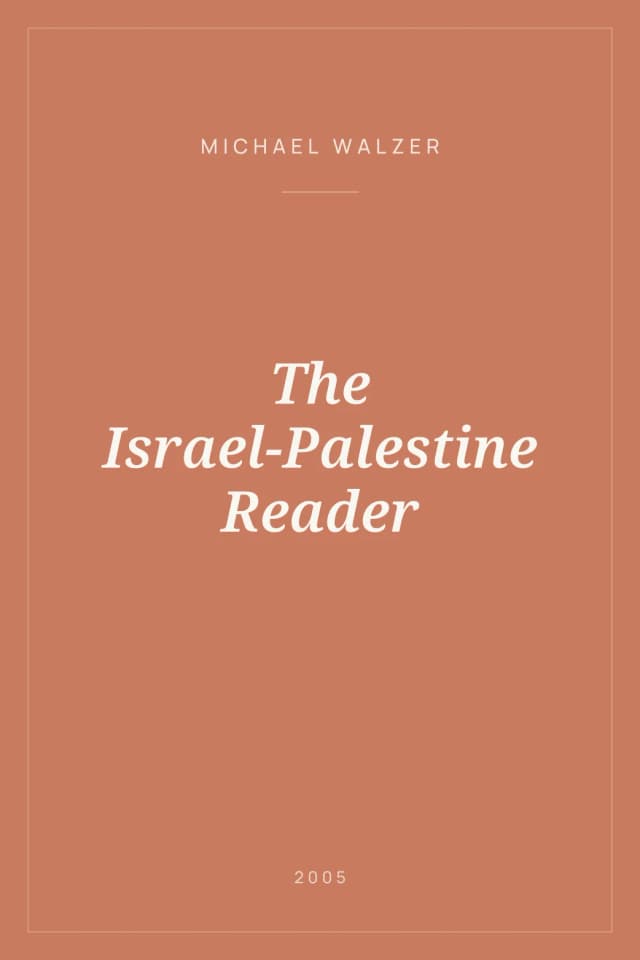 Portada de The Israel-Palestine Reader