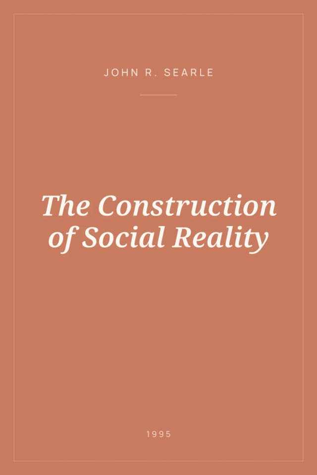 Portada de The Construction of Social Reality