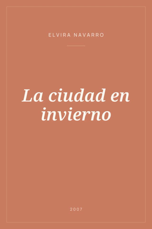 Portada de La ciudad en invierno
