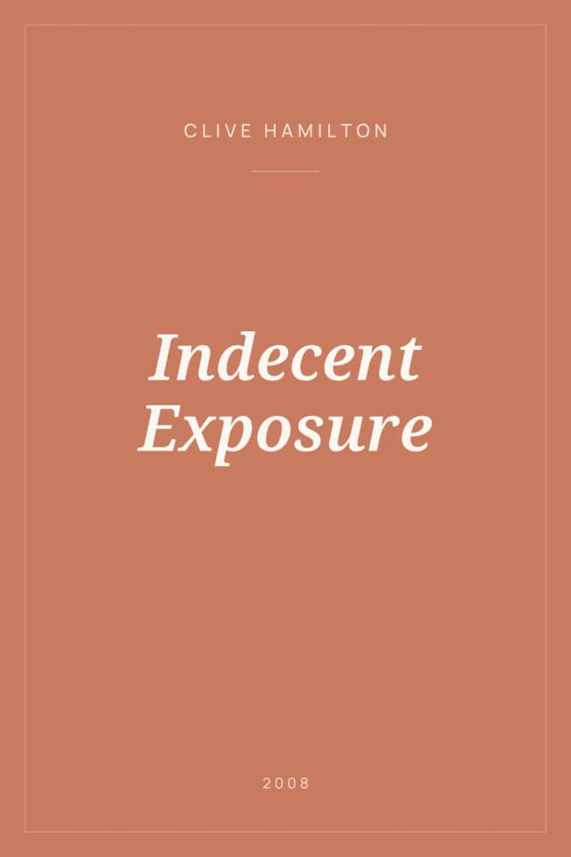 Portada de Indecent Exposure