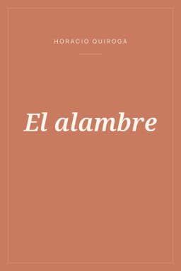 Portada de El alambre