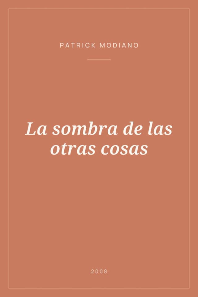 Portada de La sombra de las otras cosas