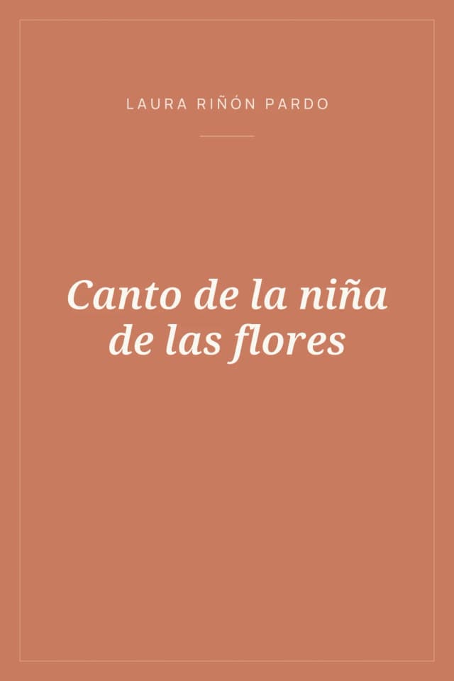 Portada de Canto de la niña de las flores