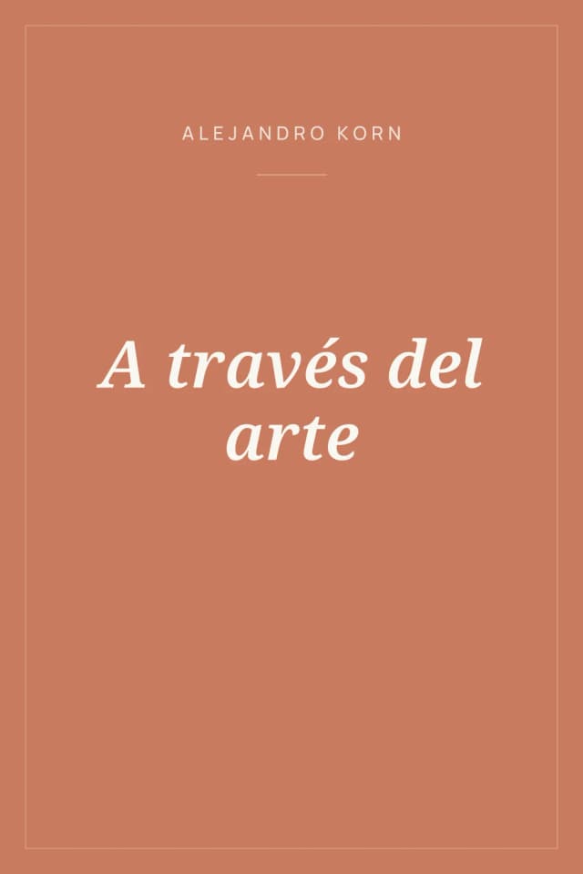 Portada de A través del arte